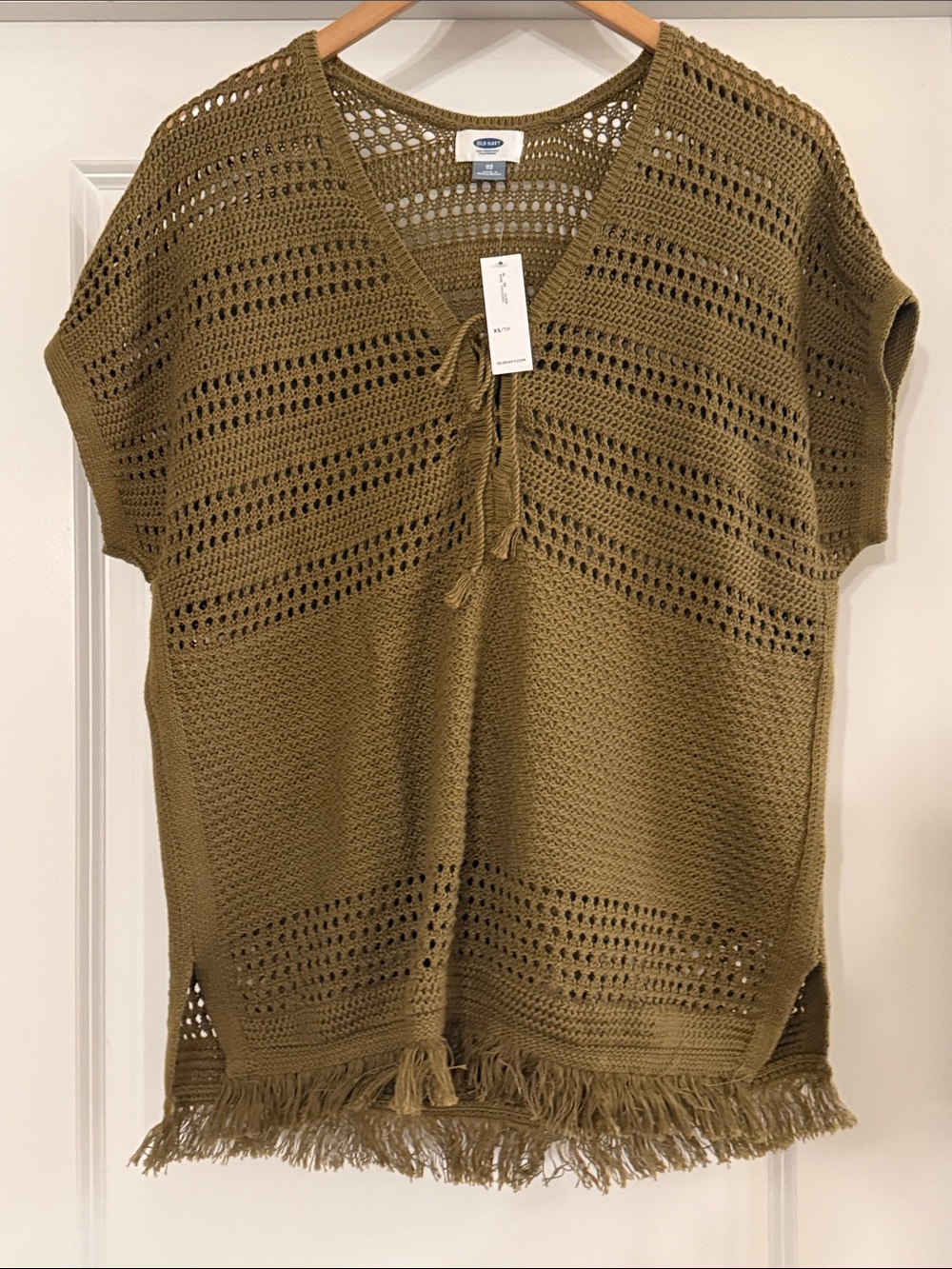 Old Navy Women’s Green Short Sleeve Sweater Size XS NWT